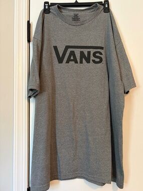 Vans Gray Logo Short Sleeve Tee
